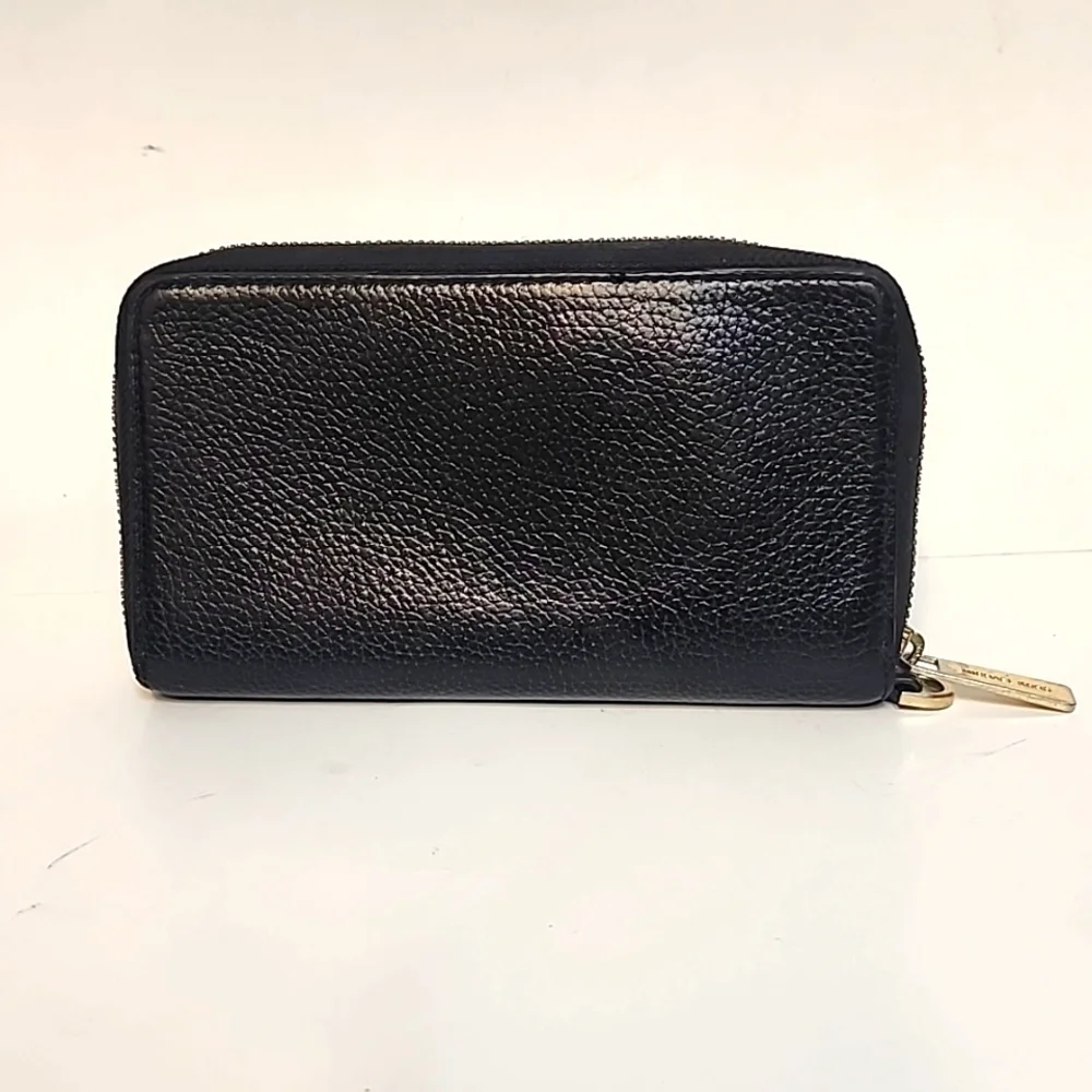 Michael Kors Saffiano Leather Continental Wallet in Black